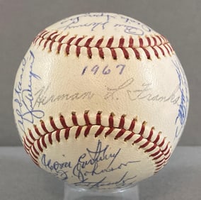 1967 San Francisco Giants Team Signed Official MLB NL Spalding Selig Baseball