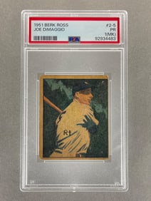 1951 Berk Ross Joe DiMaggio #2-5 PSA 1