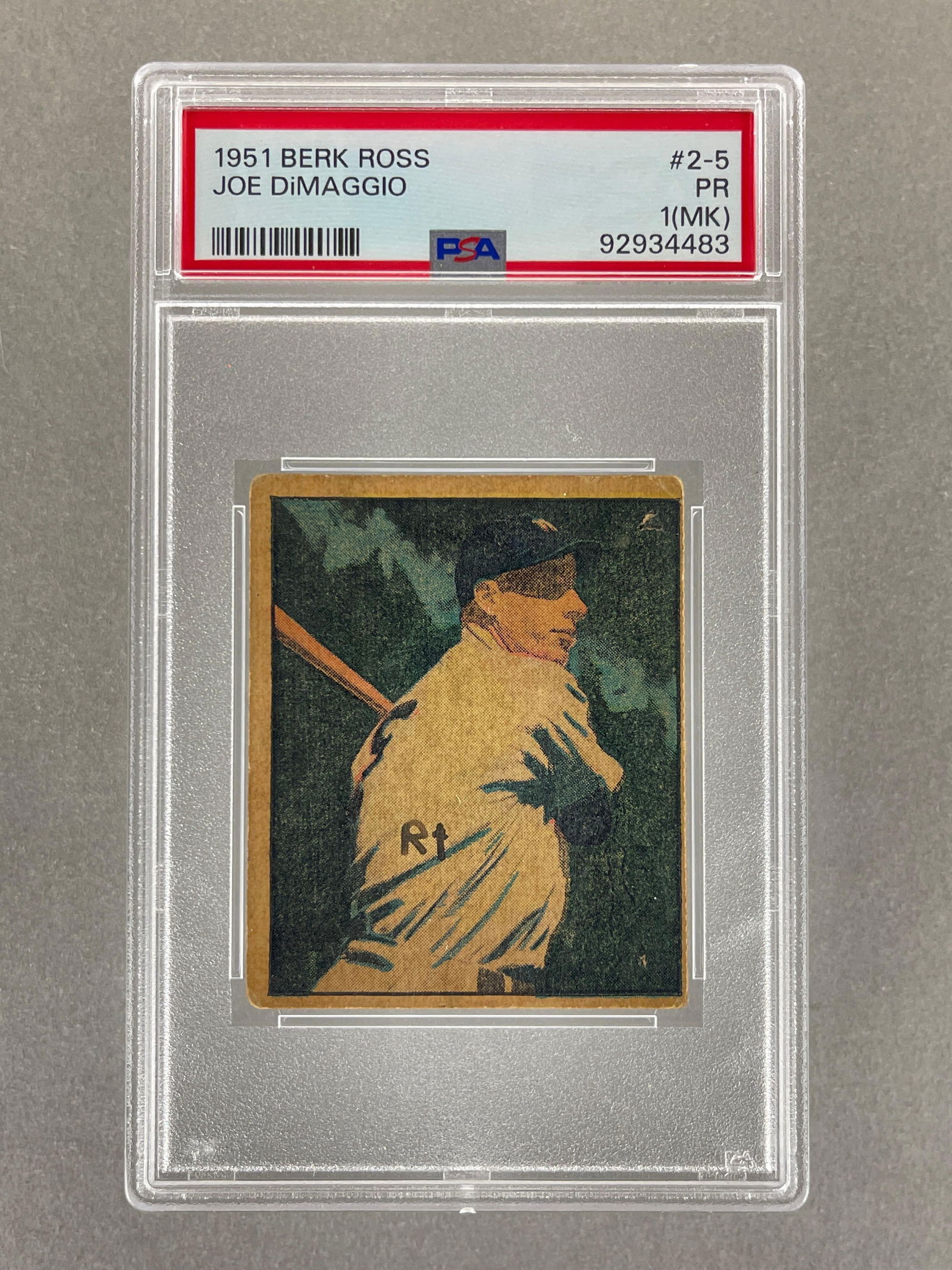 1951 Berk Ross Joe DiMaggio #2-5 PSA 1 (1 of 2)