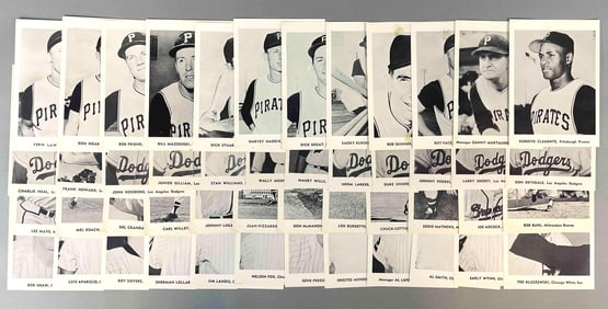 1958 - 61 Jay Publishing Pirates, Dodgers, Braves, and White Sox Team Sets