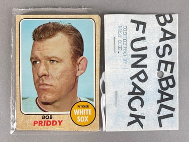1968 Topps Baseball West Corps. Cello Fun Pack
