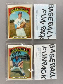 2 - 1972 Topps Baseball West Corps. Cello Fun Pack