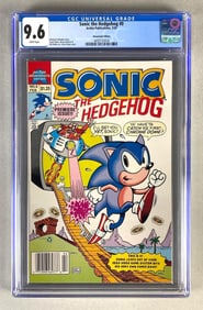 CGC Graded Archie Publications Sonic the Hedgehog No. 0