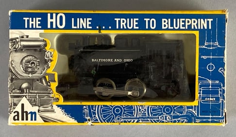 ahn HO Scale Baltimore and Ohio Dockside Locomotive