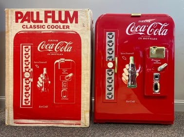 1989 Paul Flum Coca-Cola Classic Plastic Cooler