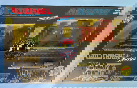 Lionel Gold Rush D and RG G Scale locomotive and Caboose Set