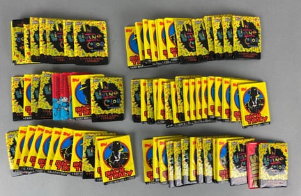 Group of Topps Pop Culture Trading Card Packa
