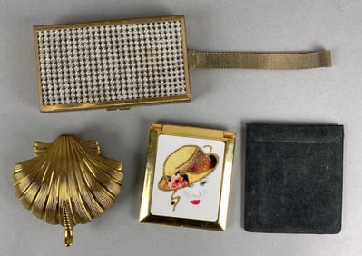 Group of 3 Makeup and Mirror Cases