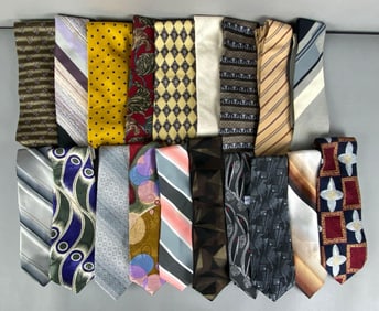 Group of Wide Neckties