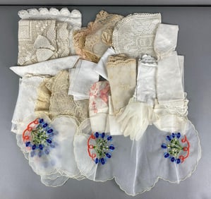 Group of Lace Doilies and More