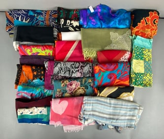 Group of Assorted Scarves