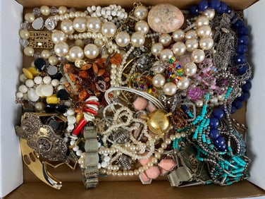 Group of Assorted Costume Jewelry and more