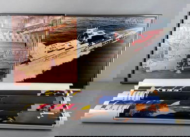 Group of Caterpillar Racing Posters and More
