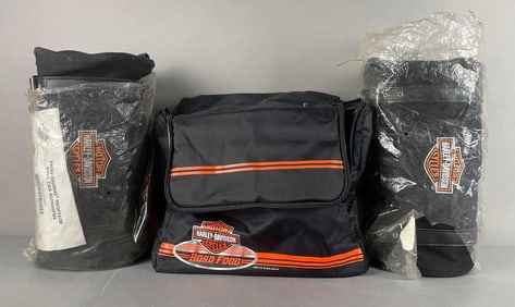 Group of Harley Davidson Motorcycle Travel Packs