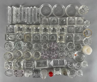 Group of Glass Candle Holders and More