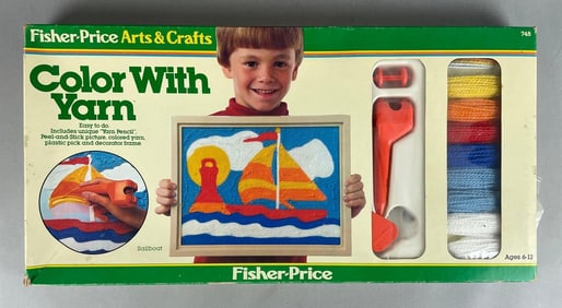 1981 Fisher Price Color with Yarn Set