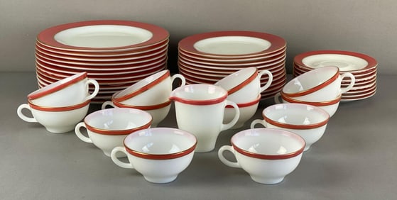 Set of Pyrex Glass Dinnerware
