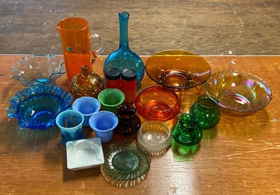 Group of Assorted Glassware