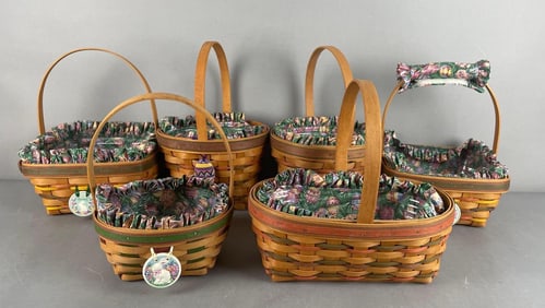 Group of 1990s Longaberger Easter Baskets