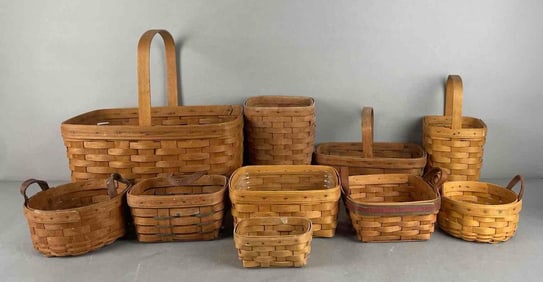 Group of  Longaberger Baskets