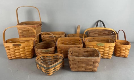 Group of  Longaberger Baskets