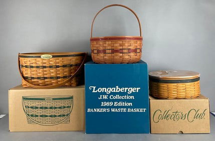 Group of Longaberger Baskets