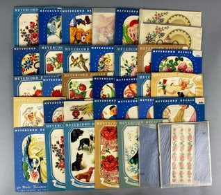 Group of Vintage Meyercord Decals