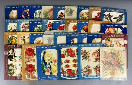 Group of Vintage Meyercord Decals