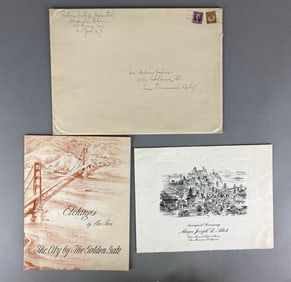 Group of 3 Inaugural War Memorial Ceremony Ephemera