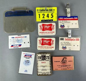 Group of Assorted Racing Passes