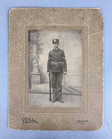 Spanish American War Soldier Cabinet Card