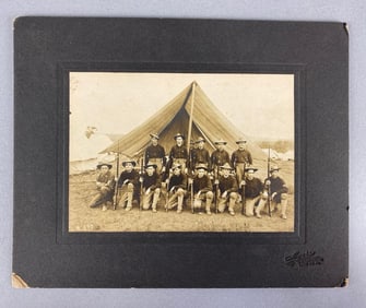 US Military No. 390 Squad Cabinet Card