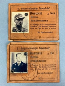 Group of 2 WW2 Germany Identification Slips