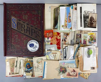 Large Group of Assorted Postcards and More