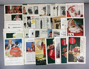 Group of 51 Advertising Pages