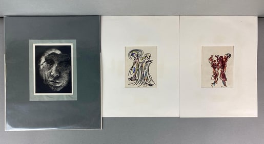Group of 3 Artworks by Christa Fleischmann