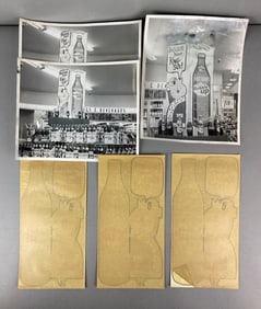 Group of 6 Bubble Up Soda Items