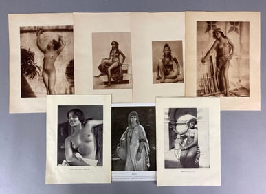 Group of 7 Risque Prints