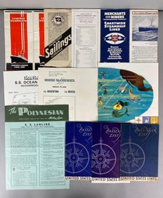 Group of Ship Booklets and Pamphlets