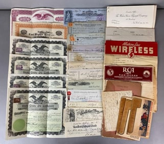 Group of Financial Documents and More