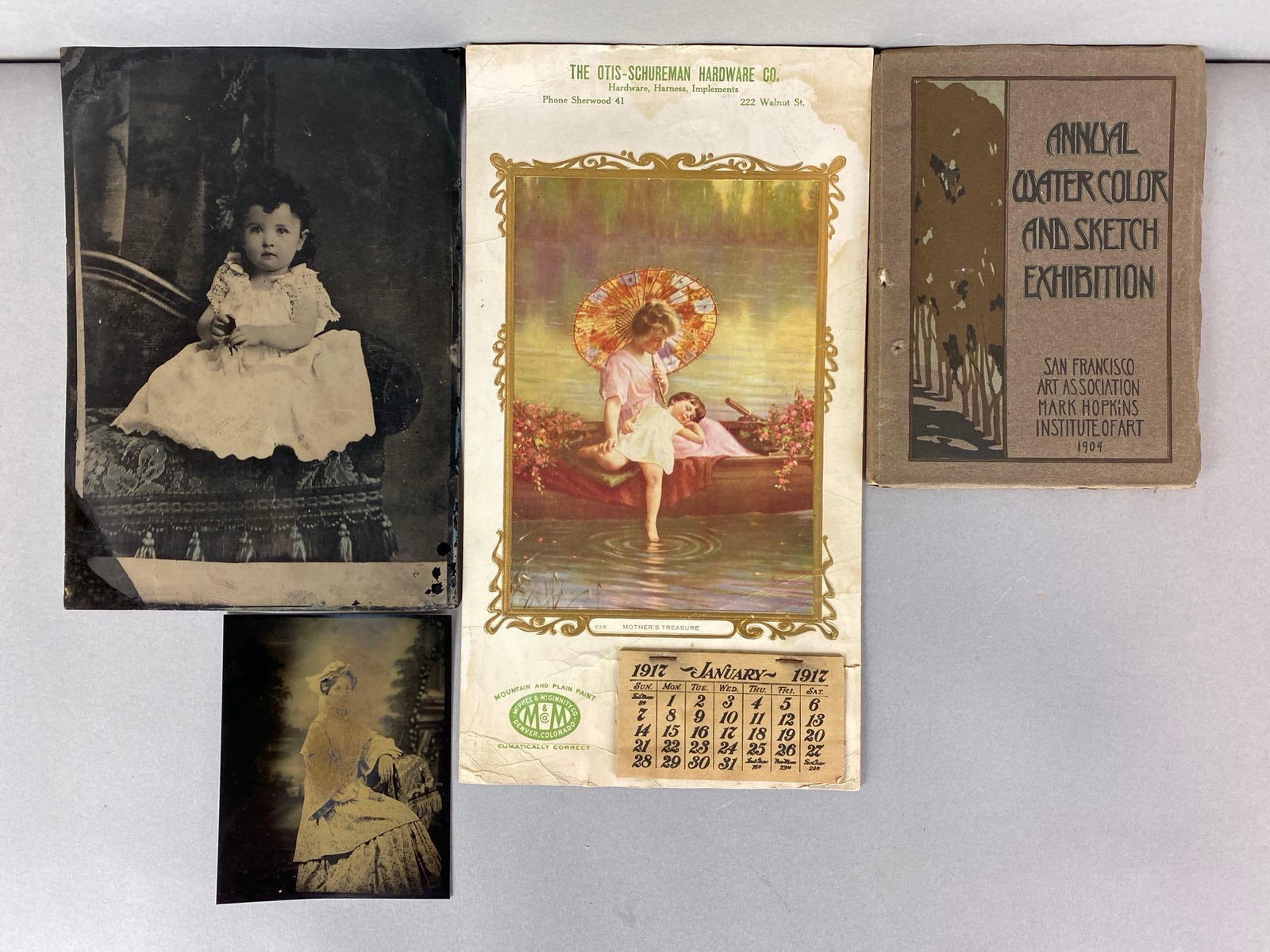 1917 McPhee and McGinnity Co Calendar and More (1 of 2)