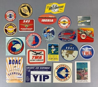 Group of 21 Airline, Space and Military Labels