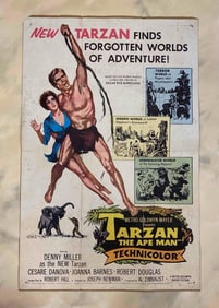 Tarzan The Ape Man Movie Poster /One Sheet