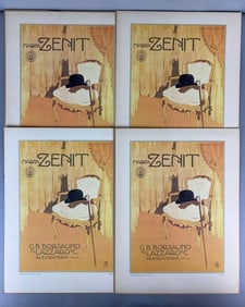 Group of 4 1911 Dudovich Italian Posters