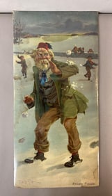 FB Schiller Embossed Frosty Fields Poster