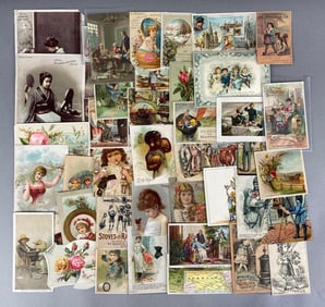 Group of Antique Trade Advertising Cards