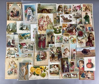 Group of Antique Trade Advertising Cards