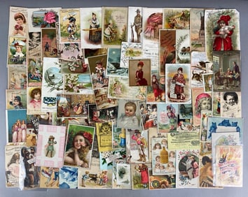 Group of Antique Trade Advertising Cards