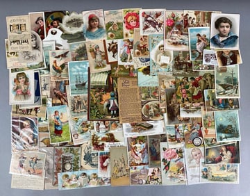 Group of Antique Trade Advertising Cards