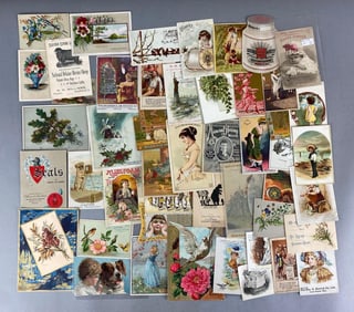 Group of Antique Trade Advertising Cards